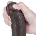 8'' Sliding Skin Dual Layer Dong Black