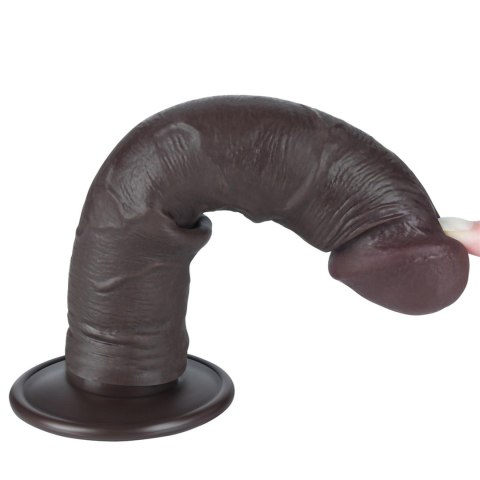 8'' Sliding Skin Dual Layer Dong Black 8'' Sliding Skin Dual Layer Dong Black