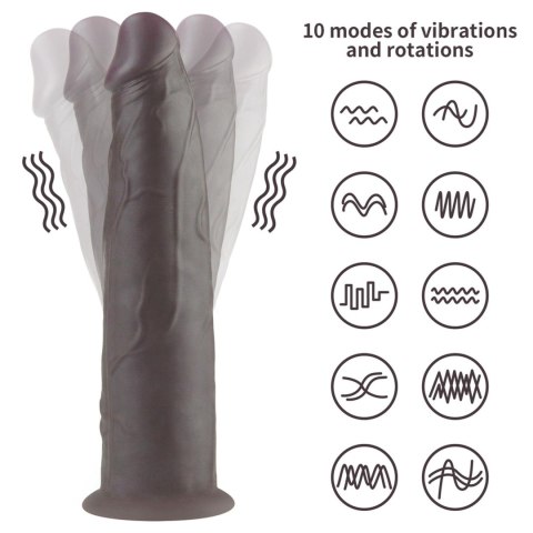 9.0'' Dual Layered Platinum Silicone Rotator 9.0'' Dual Layered Platinum Silicone Rotator