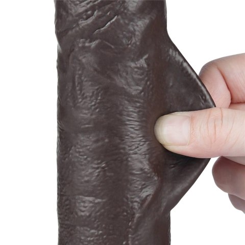 9.5'' Sliding Skin Dual Layer Dong Black 9.5'' Sliding Skin Dual Layer Dong Black