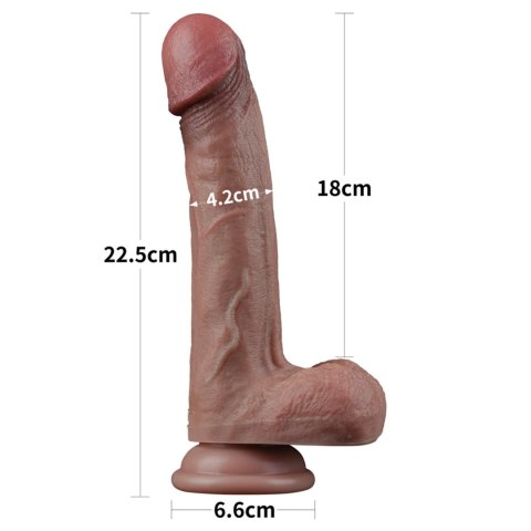 9'' Dual Layered Silicone Cock 9'' Dual Layered Silicone Cock