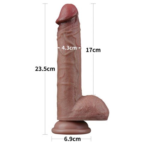 9'' Dual Layered Silicone Cock 9'' Dual Layered Silicone Cock