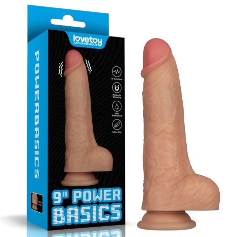 9'' Vibrating Power Basics Cock 9'' Vibrating Power Basics Cock