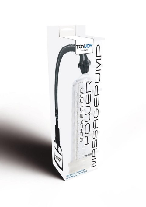 Power Massage Pump with Sleeve Transparent