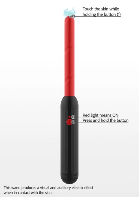 Prick Stick Electro Shock Wand Black