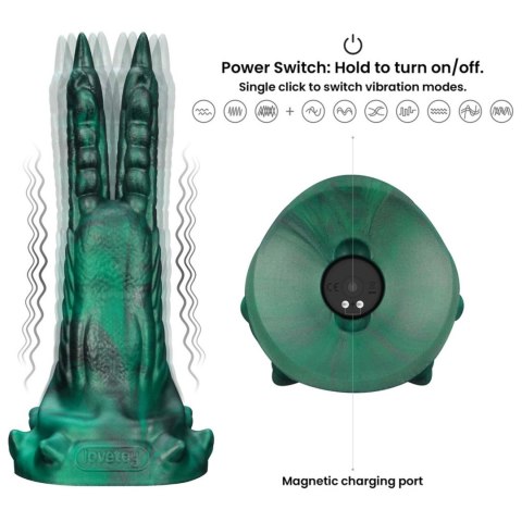 Savage Charm Double-Claw Vibrating Silicone Dildo Savage Charm Double-Claw Vibrating Silicone Dildo