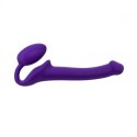 SEMI-REALISTIC BENDABLE STRAP-ON PURPLE - S
