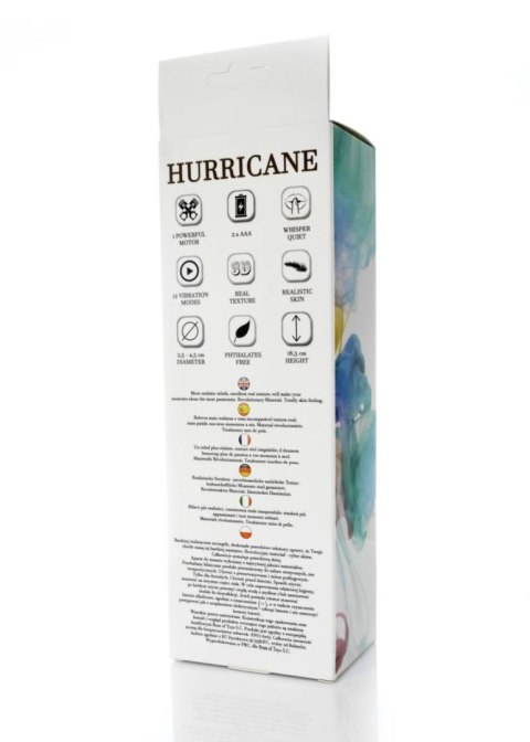 Wibrator - STORM -12 trybów wibracji - 18.5 cm