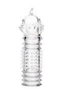 A-TOYS, Penis Sleeve, TPR, Transparent, 15.3 cm