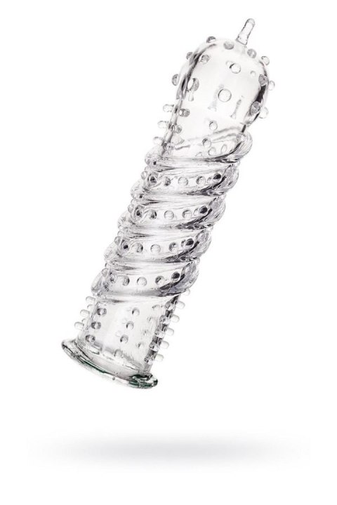 A-TOYS, Penis Sleeve, TPR, Transparent, 15.5 cm