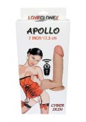 Dildo - APOLLO-LOVECLONEX - 20 cm - 10 trybów rotacji ładowanie usb