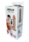 Dildo - APOLLO-LOVECLONEX - 20 cm - 10 trybów rotacji ładowanie usb