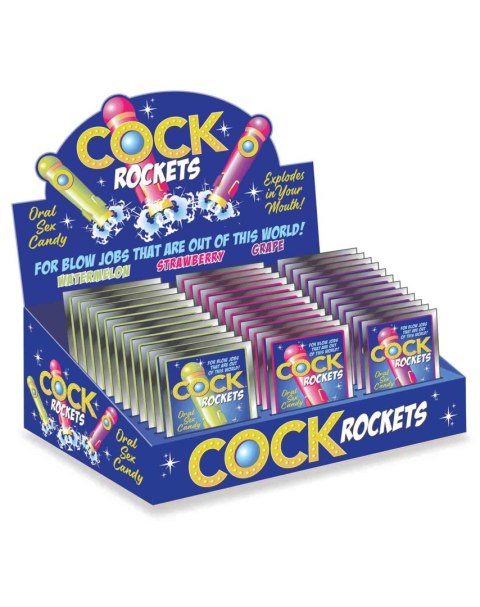 Cock Rockets - Oral Sex Lollipop, Strawberry Flavor