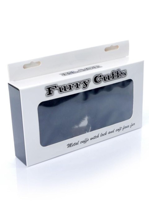 Kajdanki Fetish B - Series- Furry Cuffs Black