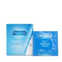 Pasante Ribbed Passion Condoms 3 pcs