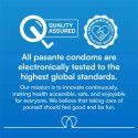 Pasante Ribbed Passion Condoms 3 pcs