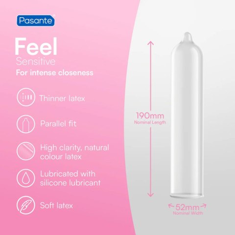 Pasante Sensitive Feel Condoms 3 pcs