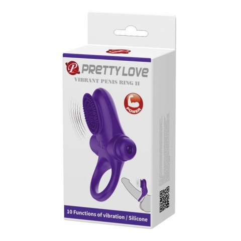 PIERŚCIEŃ PRETTY LOVE - VIBRANT PENIS RING 2 05-1129