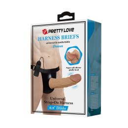 STRAP-ON Z WIBRACJĄ PRETTY LOVE HARNESS BRIEFS 05-1425