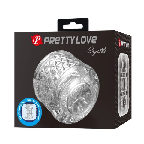 MASTURBATOR PRETTY LOVE CRYSTLE TRANSPARENT 05-1875