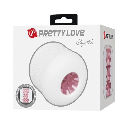 MASTURBATOR PRETTY LOVE CRYSTLE WHITE 05-1871