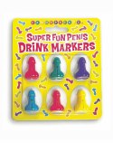 Super Fun Penis Silicone Drink Markers