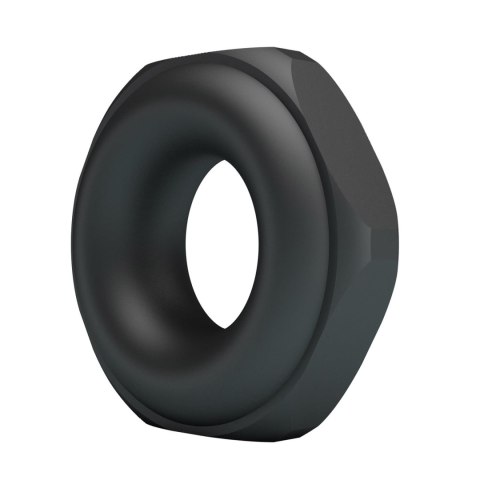 Crazy Bull Jarvius Super Soft Silicone Cock Ring - Black