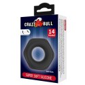 Crazy Bull Jarvius Super Soft Silicone Cock Ring - Black