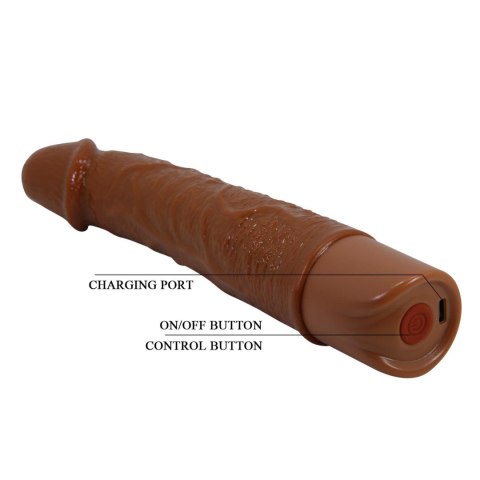 Pretty Love Osric Realistic Vibrating Dildo (Brown Edition)
