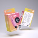 CRUSHIOUS O-PET RABBIT WITH 10 VIBRATION BULLET PASTEL PINK