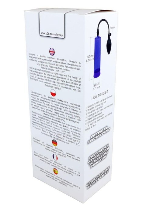 Pompka dla mężczyzn Powerpump - Fiolet