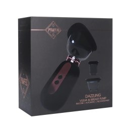 Dazzling - Rechargeable Vulva and Breast Pump - Black