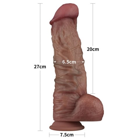 10.5'' Dual Layered Silicone Cock XXL