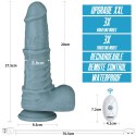 11'' Rechargeable Thrusting and Vibrating Silicone Dildo with Remote