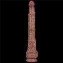 16'' Dual Layered Bendable Silicone Cock XXL(Flesh)