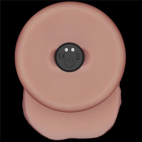 8.5" Vibrating Sliding Skin Pro II Dual Layer Silicone Dong