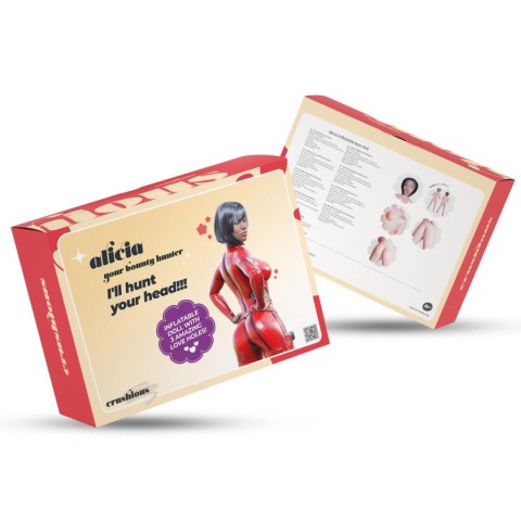 CRUSHIOUS ALICIA THE BOUNTY HUNTER EBONY INFLATABLE DOLL