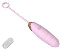 Vibrating Silicone Love EGG USB 7 vibration and thrust functions / Remote control Pink