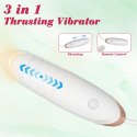 Vibrating Silicone Love EGG USB 7 vibration and thrust functions / Remote control White