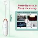 Vibrating Silicone Love EGG USB 7 vibration and thrust functions / Remote control White