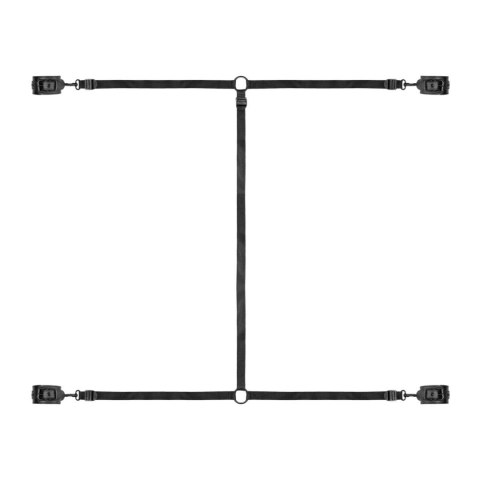 Bedroom Fantasies - Under the bed Restraint Bondage Set Black