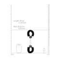 Pleasure Handcuffs Furry Black