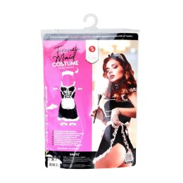 French Maid Costume - S/M - Black