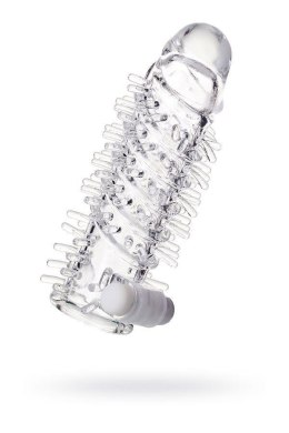 Sleeve TOYFA A-Toys Fril, with vibro bullet, TPR, transparent, 13,4 cm