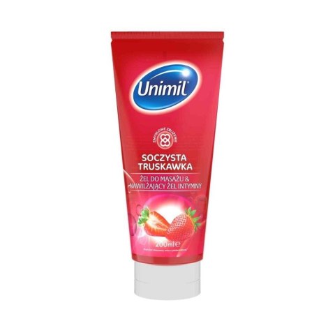 UNIMIL STRAWBERRY MASSAGE GEL 200ml