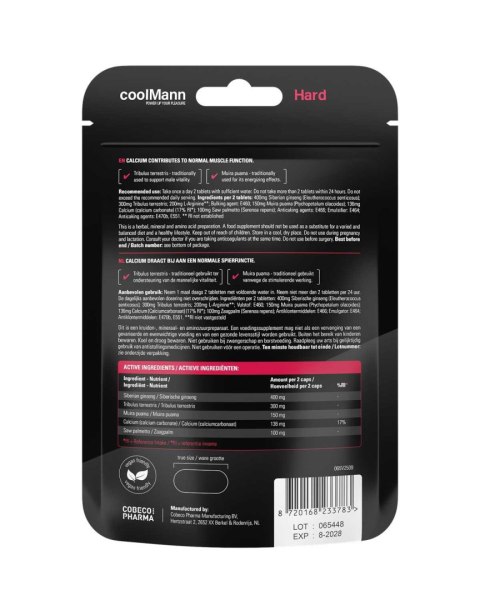 CoolMann HARD - 60 tablets