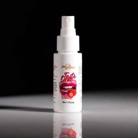 MyLove Taste Spray do seksu oralnego o smaku truskawki 50 ml