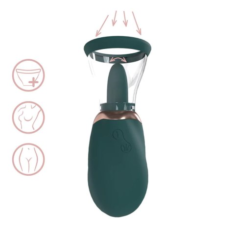 Boost - Rechargeable Vulva and Breast Pump - Forest Green