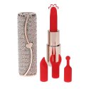 Candy - Lipstick Vibrator with 4 Attachments - Pink