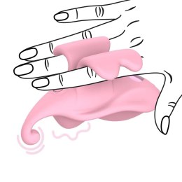 Finger Dual Vibrator - Pink